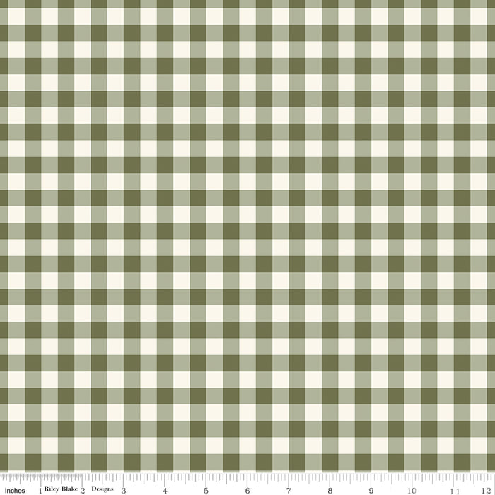 Gingham Fields Gingham Olive
