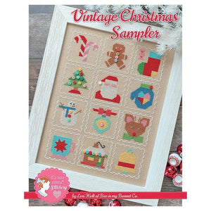 Vintage Christmas Sampler Cross Stitch Pattern