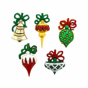 Christmas Ornaments Button Pack