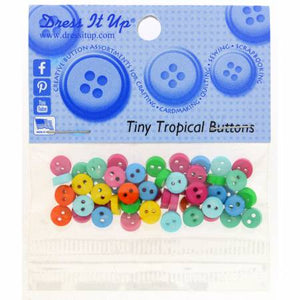 Tiny Tropical 40ct Button Pack