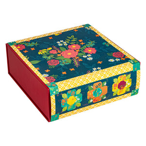 Mitternachtsgarten-Quilt-Set in Box