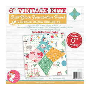 Vintage Kite 6" Block Foundation Papierblock