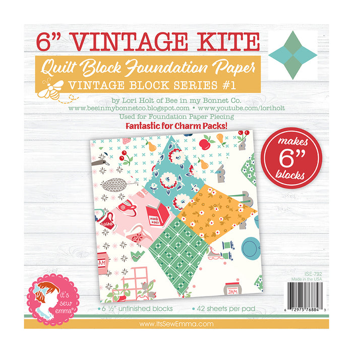 Vintage Kite 6" Block Foundation Paper Pad
