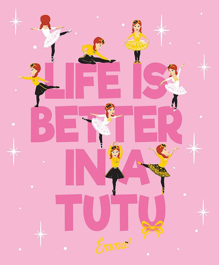 Emma Life is Better in a Tutu Pink Panel
