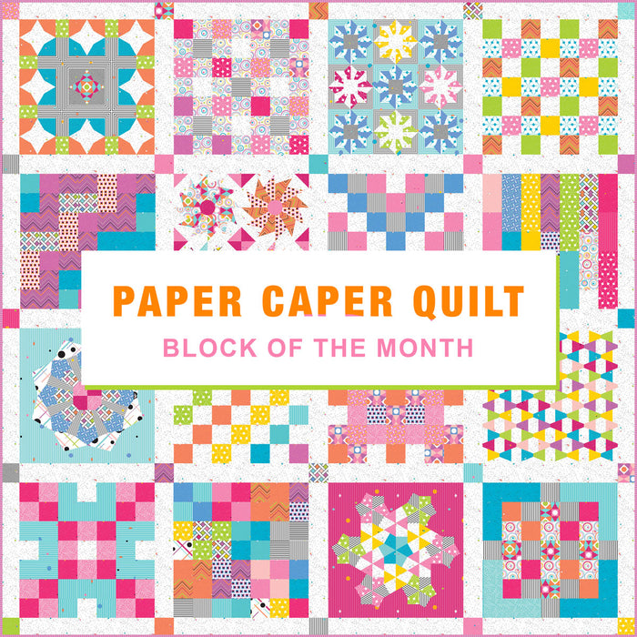 Paper Caper Quilt 9-Monats-Stückliste