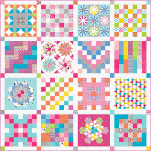 Paper Caper Finishing Quilt PDF-Muster 