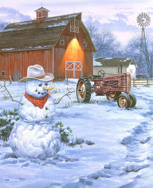 A Nostalgic Christmas 36" x 43.5" Digital Panel Country