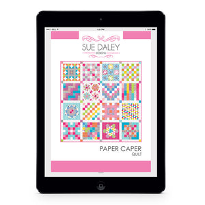 Paper Caper Finishing Quilt PDF-Muster 