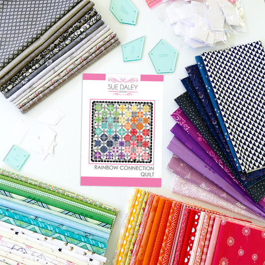 Rainbow Connection Quilt Fabric Kit