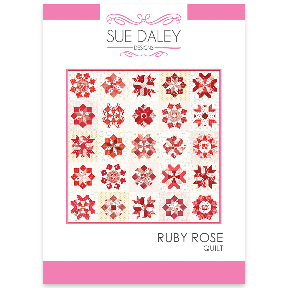 Ruby Rose Quilt Pattern – Patchwork with Busyfingers