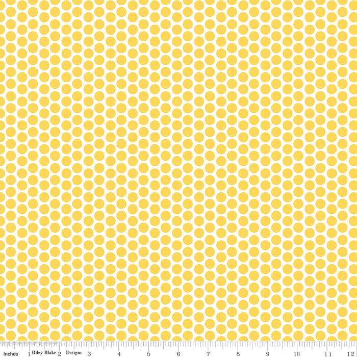 Honeycomb Dot Reversed Yellow