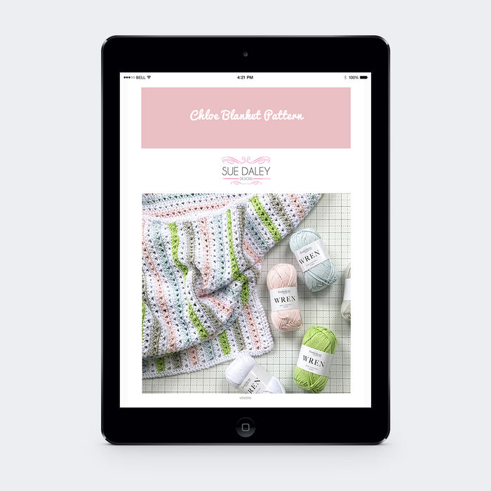 Chloe Blanket Pattern PDF Download