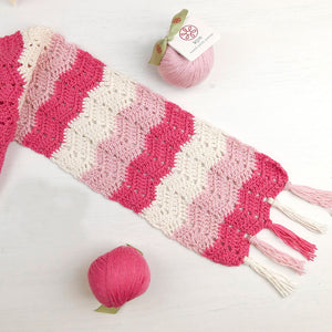 Crochet Ripple Stitch Scarf Kit