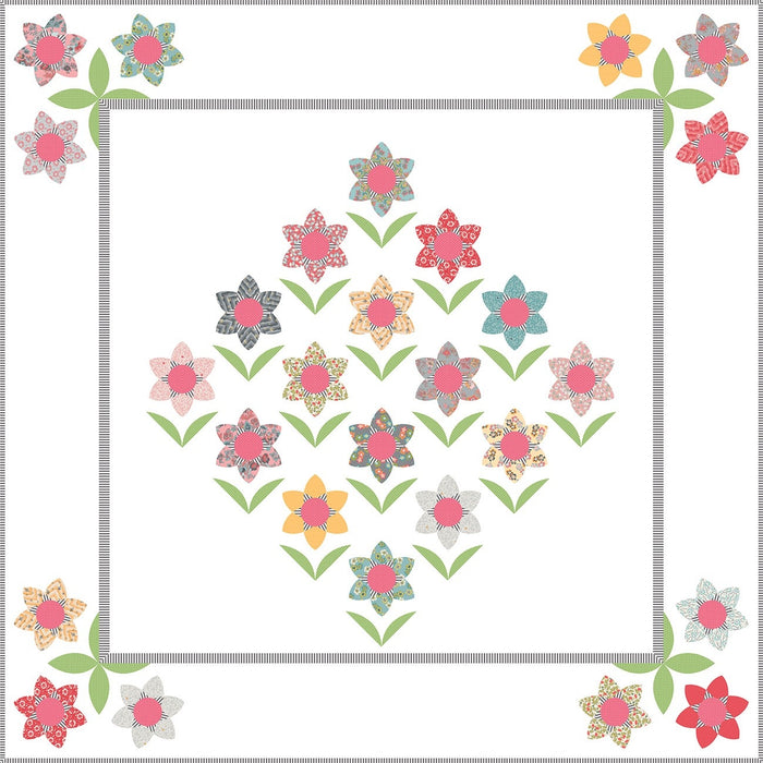 Forest Flowers Quilt Pattern