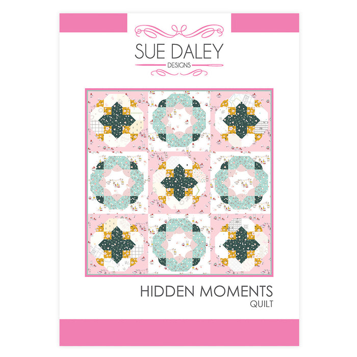 Quiltmuster „Hidden Moments“.