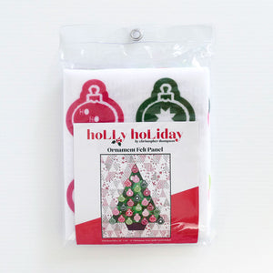 Holly Holiday Ornament Filzplatte
