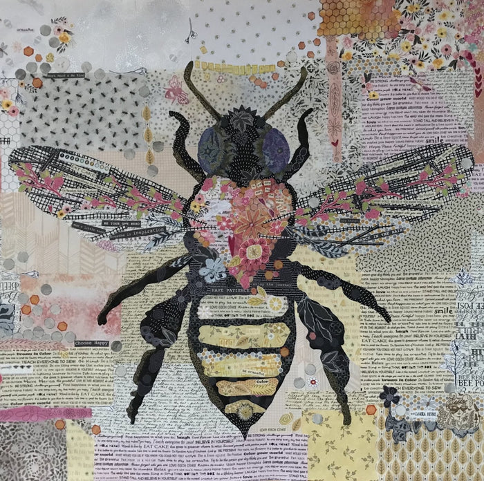 Honigbienen-Collage