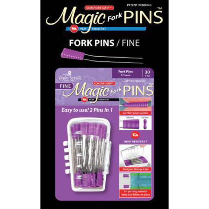 Tailor Made Magic Pins - Fork Fine 30pc