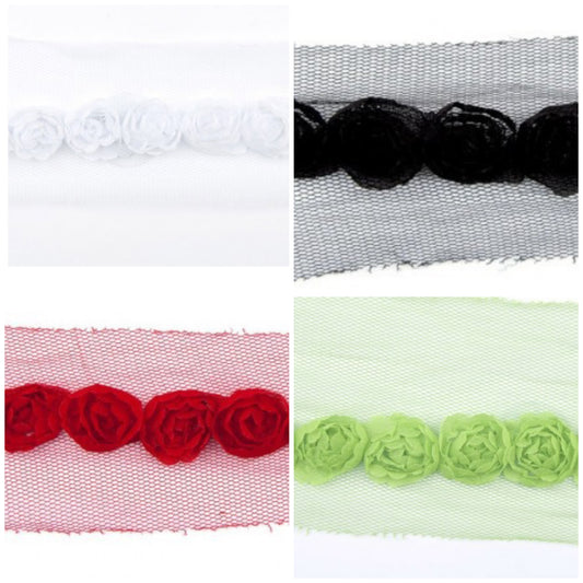 Kleiner Rosenknospenbesatz – verschiedene Farben