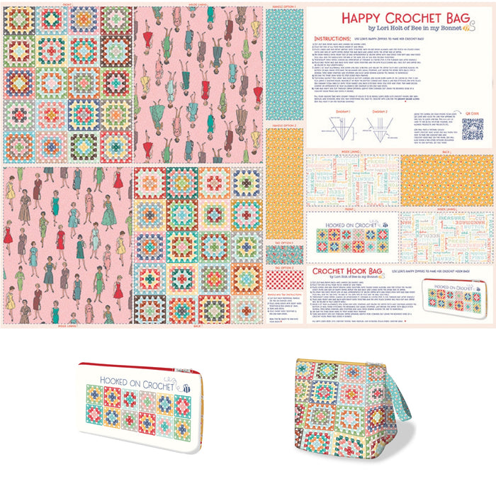 Happy Crochet Bags Home Décor Panel