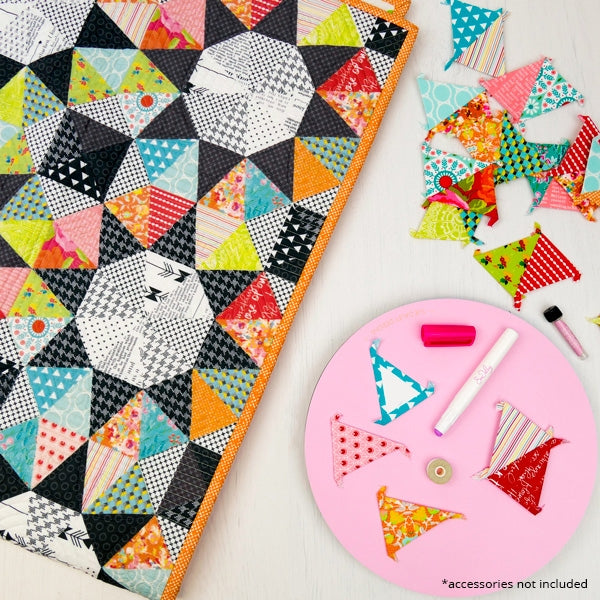 Kaleidoscope Quilt Patchwork with Busyfingers