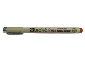 Pigma Micron 005 archival ink pen, brown