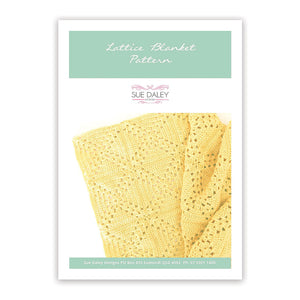 Crochet Lattice Blanket PDF Pattern