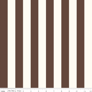 1" Le Creme Stripe Brown
