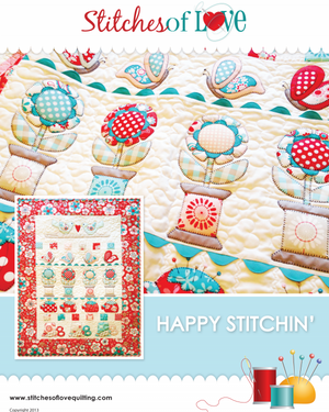 Happy Stitchin Quilt-Muster