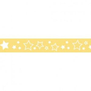 3/8" Stars Grosgrain Ribbon - Various Colours