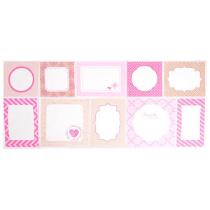 Quilt labels - pink