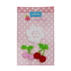 Sew Together Crochet Flowers - Cherries